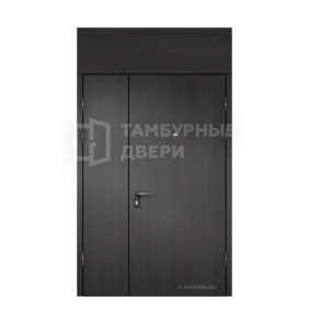 Дверь уличная с фрамугой МДФ комфорт ТД-219