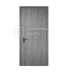 Дверь тамбурная входная с порошковым напылением МДФ — МДФ в коттедж ТД-33